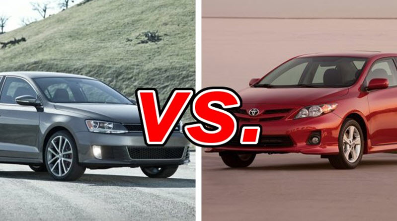 Сравнение  Volkswagen Jetta и Toyota Corolla