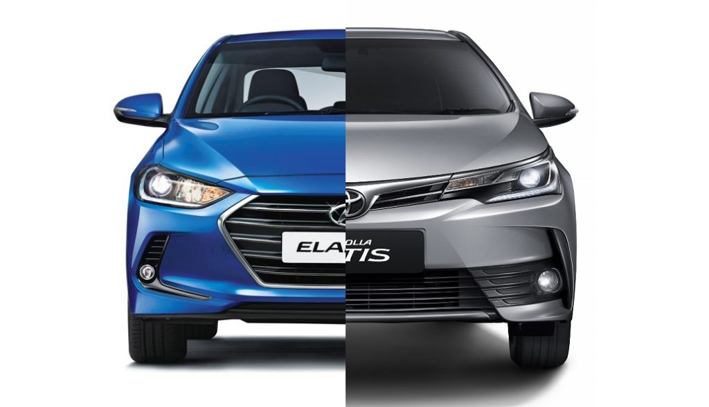 Сравнение Toyota Corolla и Hyundai Elantra